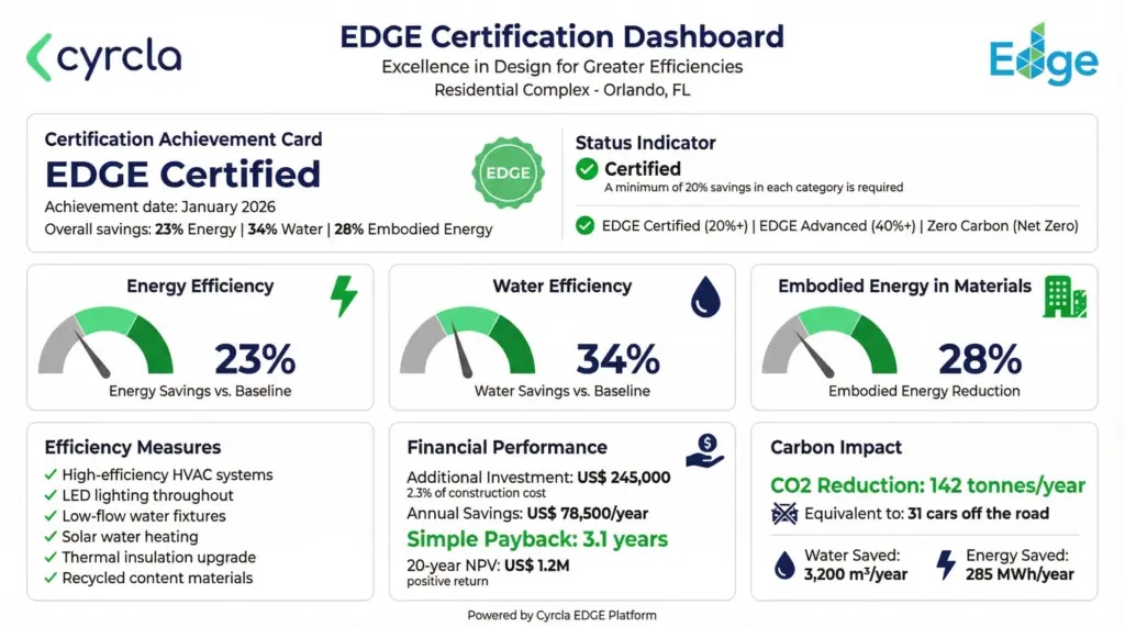 EDGE by ifc world bank certification and auditing